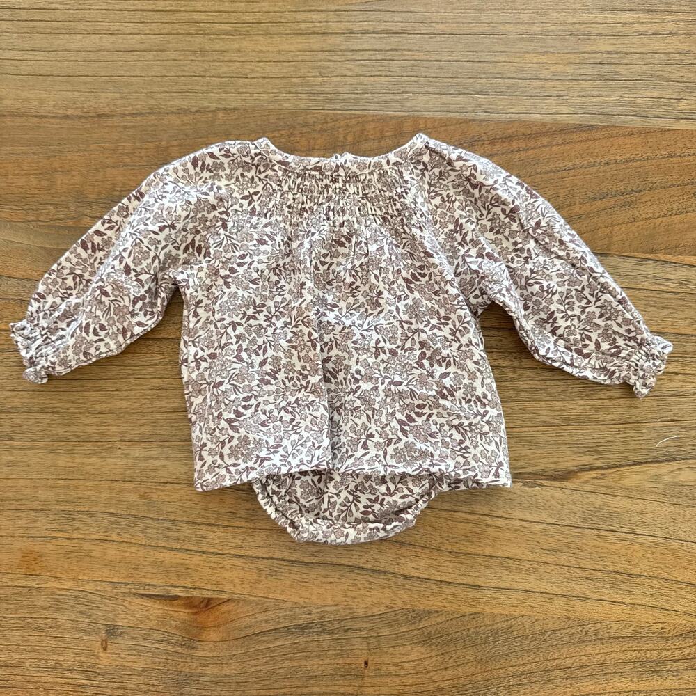 Quincy Mae Top & Bloomer Set - Size 3-6 months